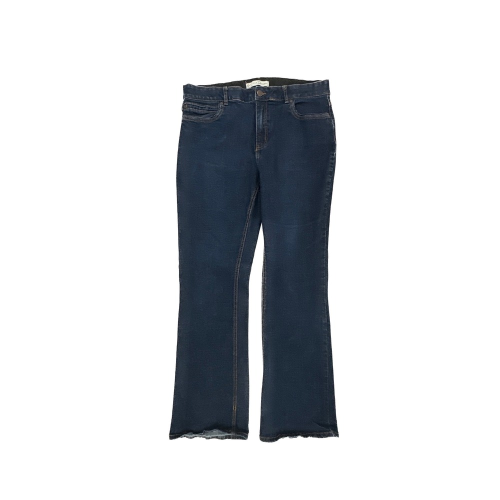 Cato Est 1946 Denim Womens 14 Hi-Rise Bootcut Jeans Dark Wash Comfort Waistband